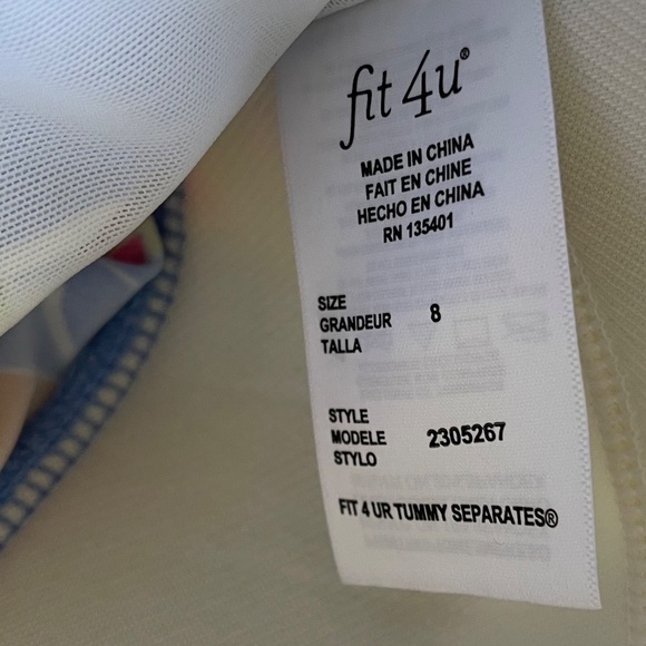 Fit 4U Tankini Swim Top NWT - Picture 9 of 14